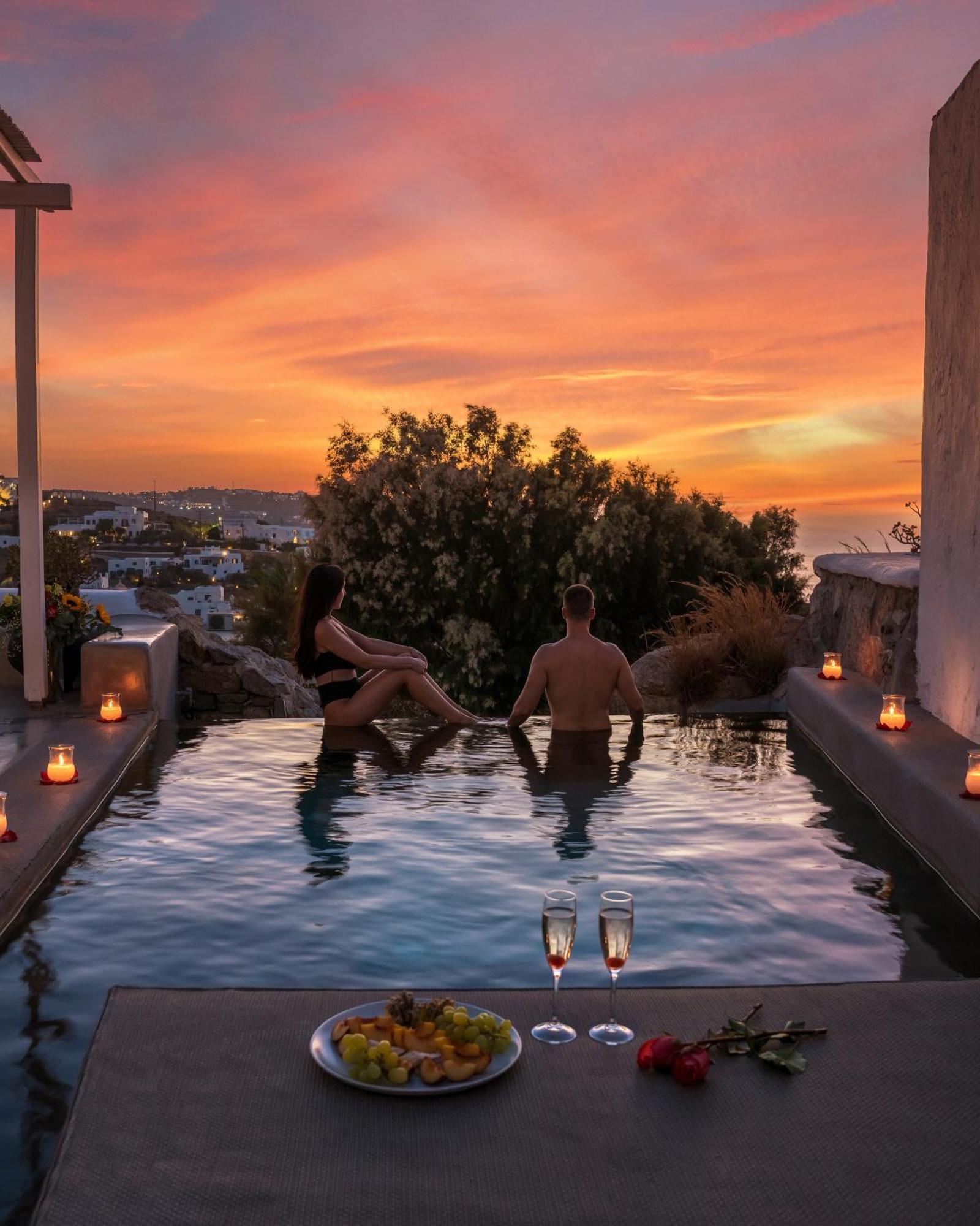 Ostraco Suites Mykonos Town Esterno foto