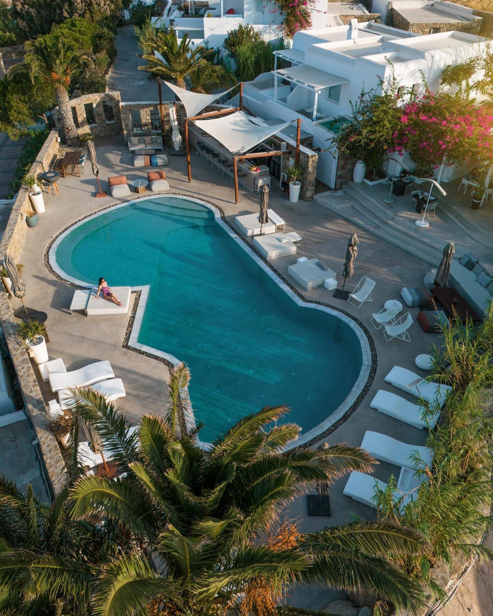 Ostraco Suites Mykonos Town Esterno foto
